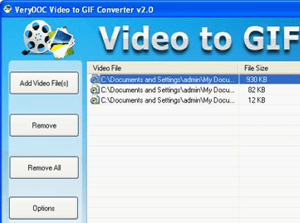 MOV to Animated GIF Converter Screenshot 1