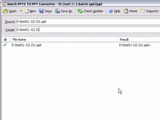 Batch PPTX to PPT Converter Screenshot 1