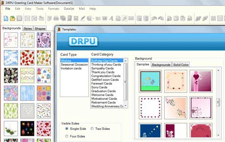 Greeting Cards Designing Software Screenshot 1
