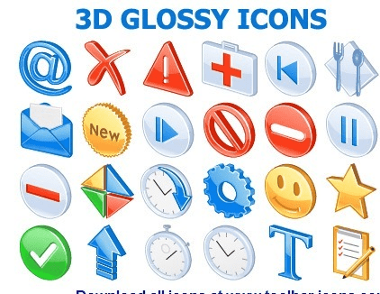3D Glossy Icons Screenshot 1