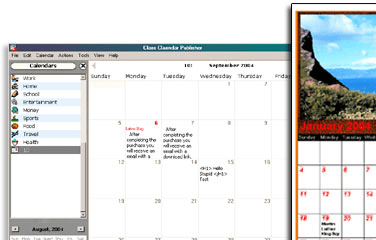Web Calendar Pad Screenshot 1
