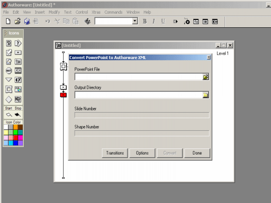 Macromedia Authorware Screenshot 1