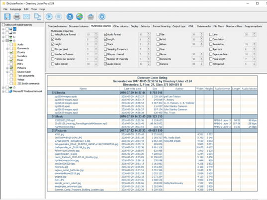 Directory Lister Screenshot 1