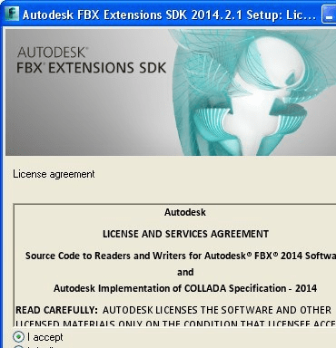 Autodesk FBX Extensions SDK Screenshot 1