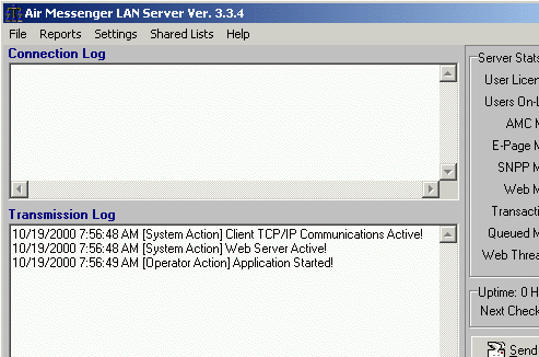 Air Messenger LAN Server Screenshot 1