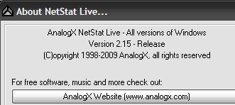AnalogX NetStat Live Screenshot 1