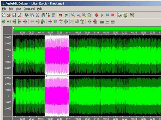 AudioEdit Deluxe Screenshot 1