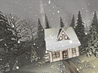 Snowy Winter 3D Screensaver Screenshot 1