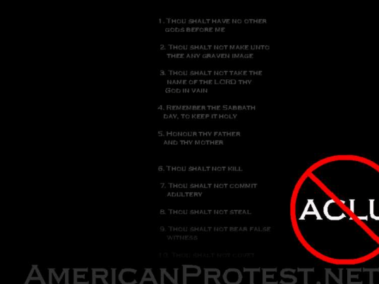 No ACLU Screensaver from AmericanProtest.net Screenshot 1