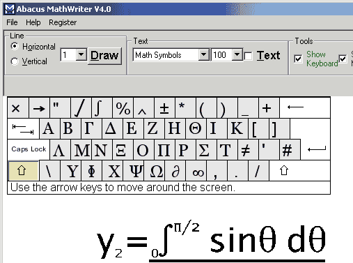 Abacus Math Writer Screenshot 1