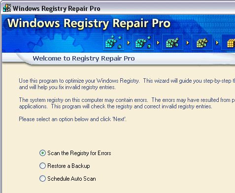 Windows Registry Repair Pro Screenshot 1
