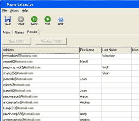 Name Extractor Screenshot 1
