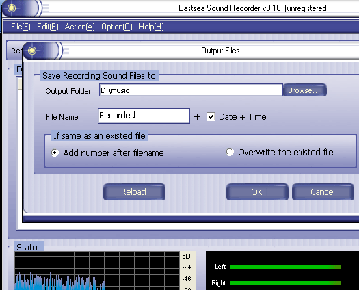 Eastsea Sound Recorder Screenshot 1
