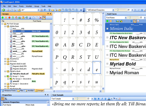 FontExpert 2006 Screenshot 1