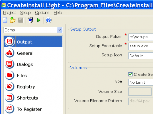CreateInstall Light Screenshot 1
