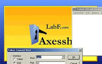 Axessh Windows SSH Client and SSH Server Screenshot 1