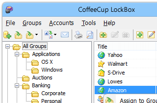 CoffeeCup LockBox Screenshot 1