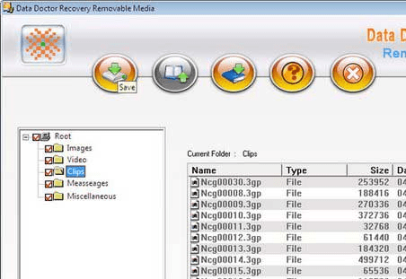 MP3 Player Files Recovery Software Screenshot 1