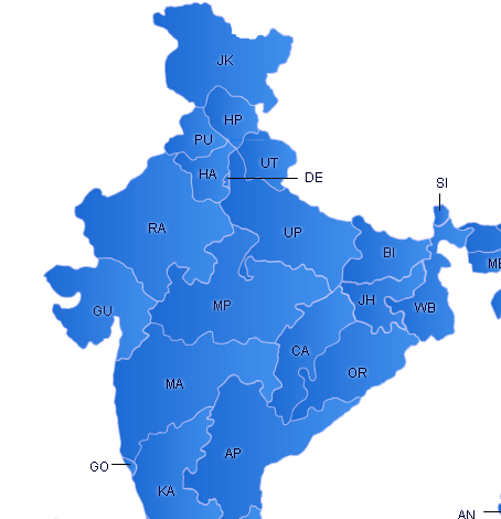 Flash Map India Screenshot 1