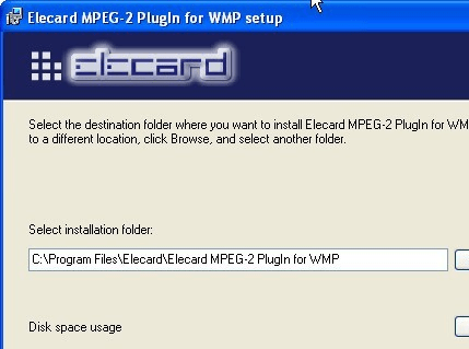 Elecard MPEG-2 PlugIn for WMP Screenshot 1