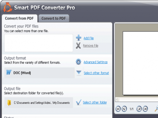 Smart PDF Converter Screenshot 1