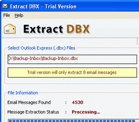 DBXtract Screenshot 1