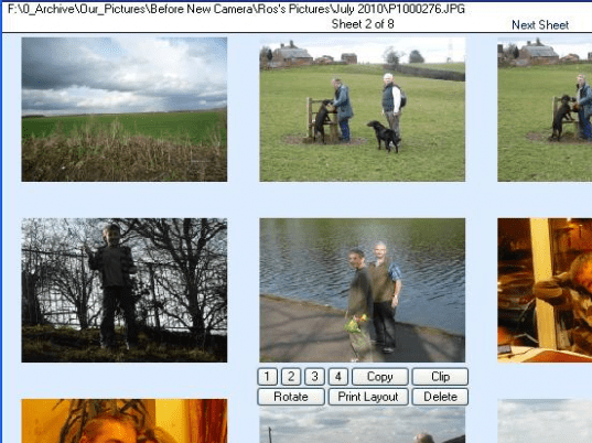 Photo Browse and Paste Portable Version Screenshot 1
