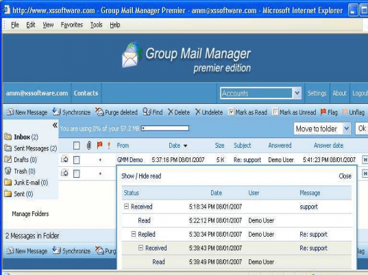 Group Mail Manager Professional Screenshot 1