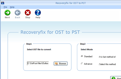 OST 2 PST Tool Screenshot 1