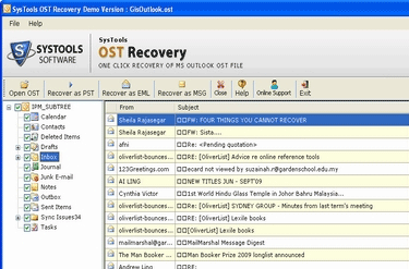 Recover Contacts from OST File Screenshot 1