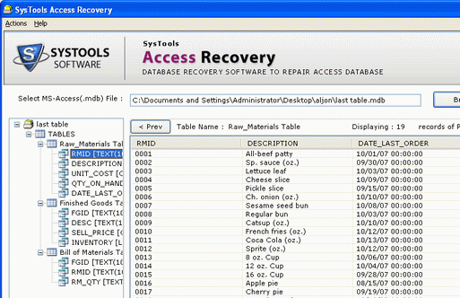 Fix Microsoft Access Recovery Screenshot 1
