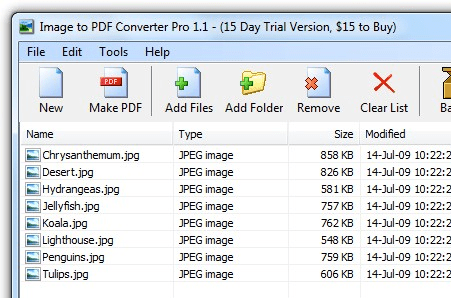 Image to PDF converter Pro Screenshot 1