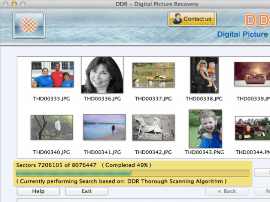 Mac Photo Recovery Software Screenshot 1