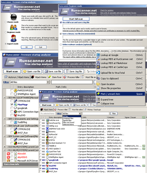 Runscanner Screenshot 1