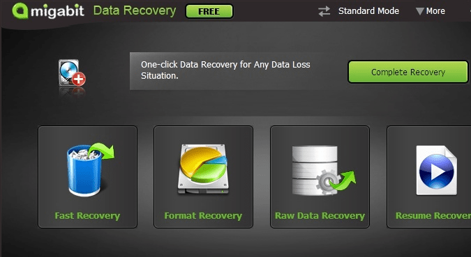 Amigabit Data Recovery Free Screenshot 1