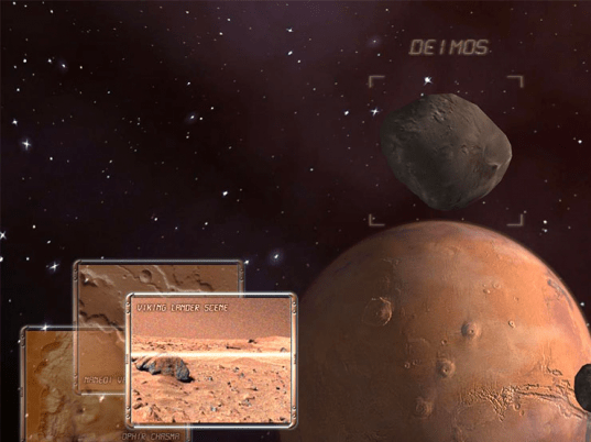Mars Observation 3D Screensaver Screenshot 1