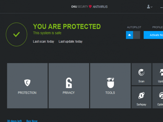 Chili Security Antivirus Screenshot 1
