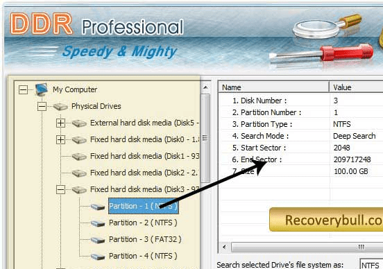 Windows Vista Files Recovery Tool Screenshot 1