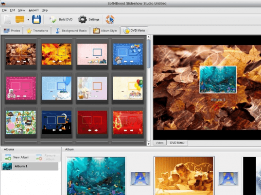 Soft4Boost Slideshow Studio Screenshot 1