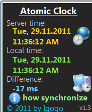Atomic Clock Screenshot 1