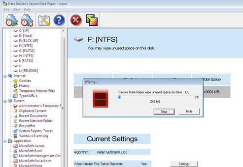 Data Shredder Software Screenshot 1