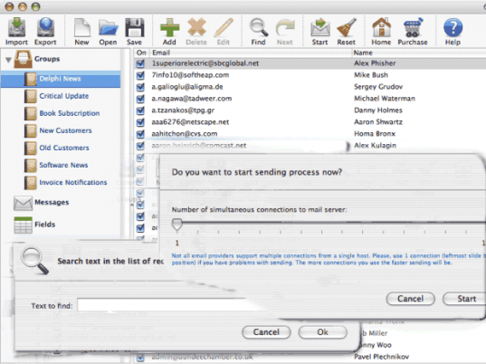 Advanced Mac Mailer for Leopard Screenshot 1