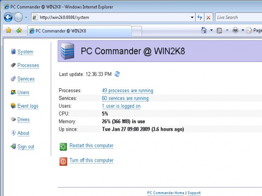 PC Commander Screenshot 1