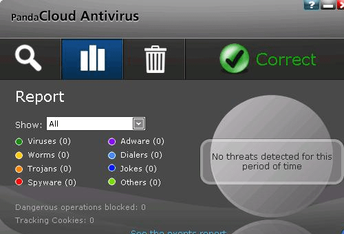Panda Cloud Antivirus Screenshot 1