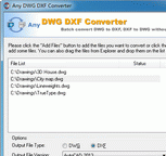 DWG to DXF Converter 2009.7 Screenshot 1