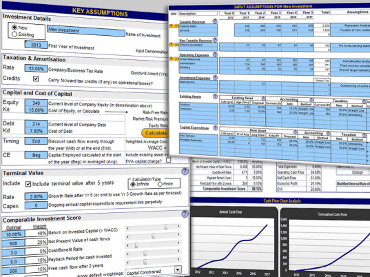 Investment and Business Valuation Screenshot 1