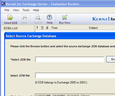 Exchange Mailbox Repair Screenshot 1