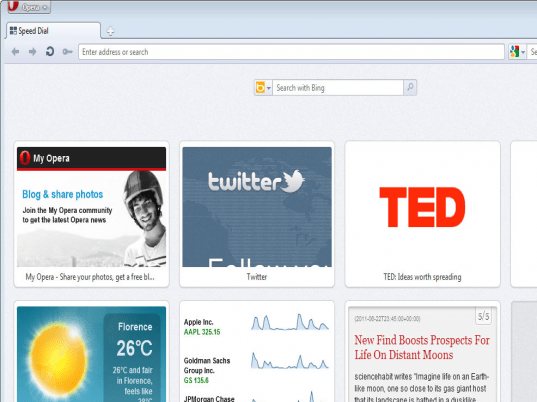 Opera Browser Screenshot 1