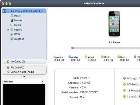 4Media iPod Max Screenshot 1