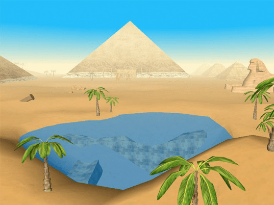 Great Pyramids 3D Screensaver for OS X Screenshot 1